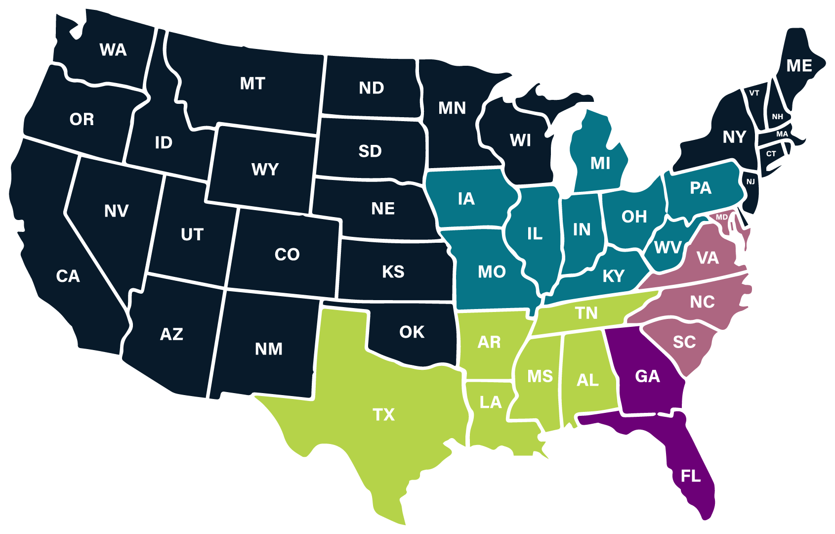 CIMI Territory Coverage for Truist